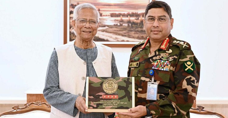 প্রধান উপদেষ্টার সঙ্গে সেনাপ্রধানের বিদায়ী সাক্ষাৎ